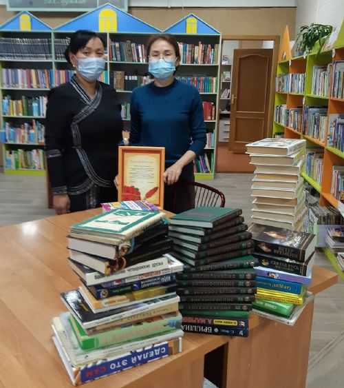 В Тувинской республиканской детской библиотеке имени Корнея Чуковского пополнение книжных фондов