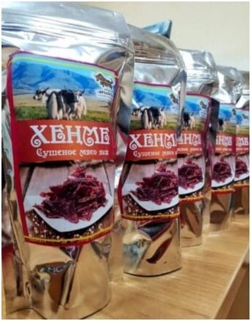 В Туве начали производить сушеное мясо яка "Хенме"