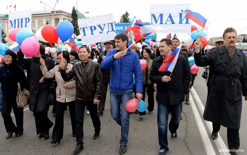 В Кызыле 1 мая пройдет традиционный парад трудовых коллективов