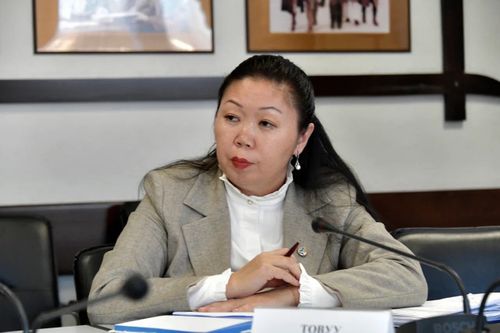 Владислав Ховалыг принял отставку от Уполномоченного по правам ребенка Тувы Сайзаны Товуу