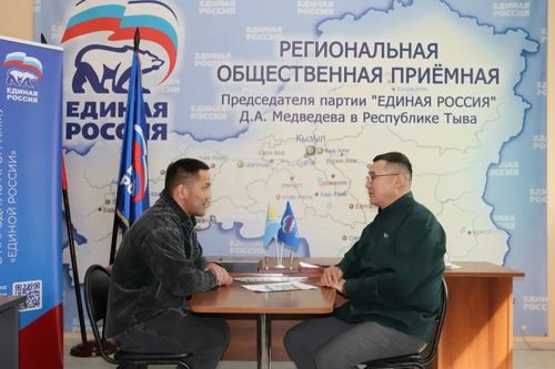 Встреча с участником кадровой программы «Герои Тувы» – ветераном специальной военной операции Чингисом Сарыгларом