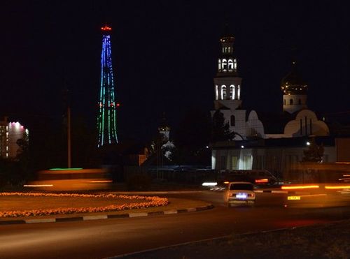 На телебашне Кызыла сегодня появится новая подсветка