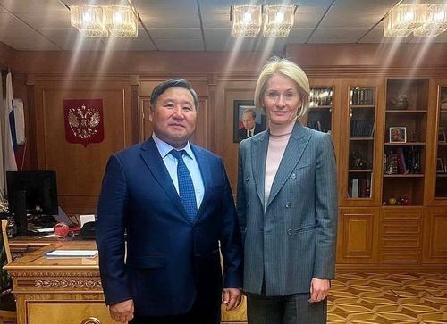 Глава Тувы Владислав Ховалыг встретился с вице-премьером Викторией Абрамченко