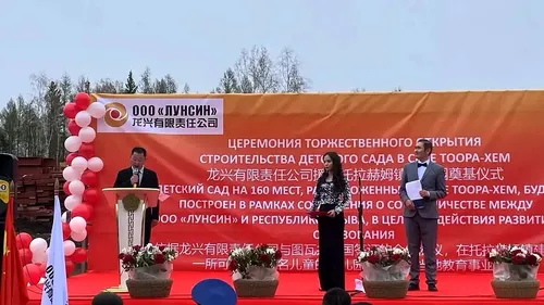Сегодня в селе Тоора-Хем Тоджинского района дали старт строительству детского сада на 160 мест