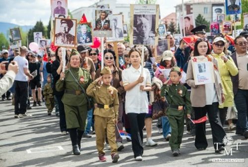 Кызыл присоединился ко Всероссийской акции «Бессмертный полк»