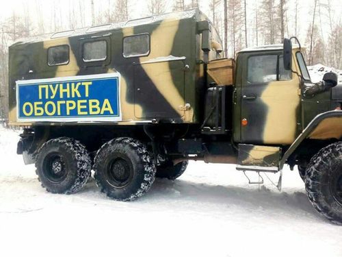 На дорогах Тувы продолжает действовать сеть пунктов обогрева и помощи автомобилистам