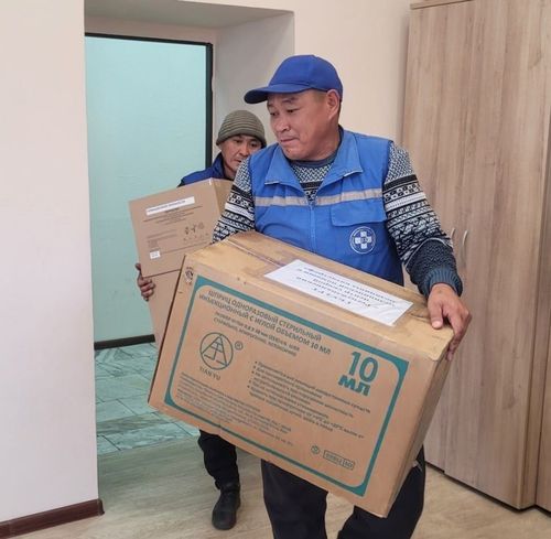 В Туве продолжается сбор помощи для участников СВО