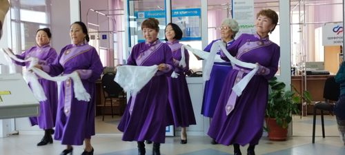 Кызылские пенсионеры побывали в улуг-хемском СПОК «Оргадай»