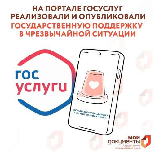 Граждане, пострадавшие в результате ЧС, могут получить финансовую помощь, подав заявление на портале Госуслуг